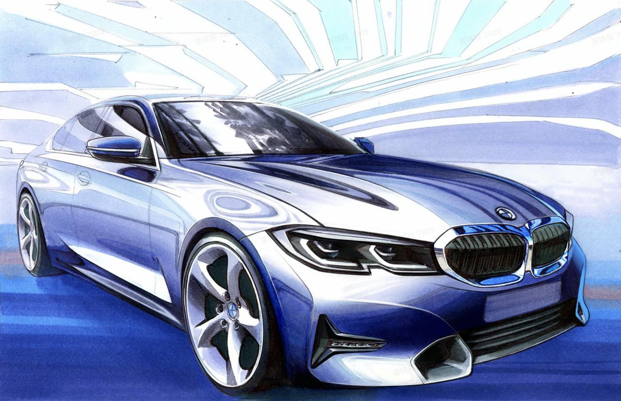 BMW 3 系的设计手稿