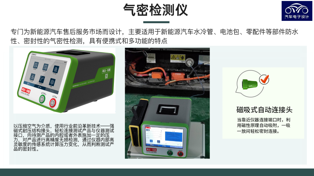 ▲Figure 3 CBW03 new energy airtightness tester