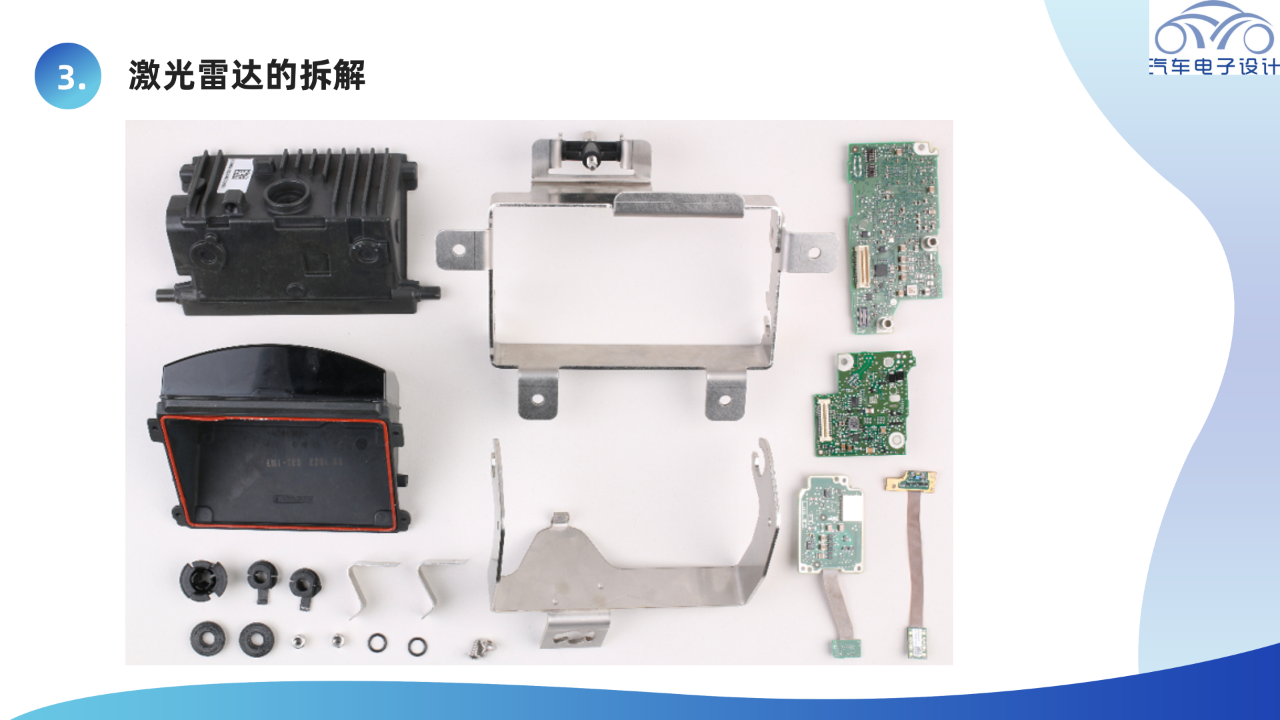 ▲Figure 3 Disassembly of Valeo LiDAR