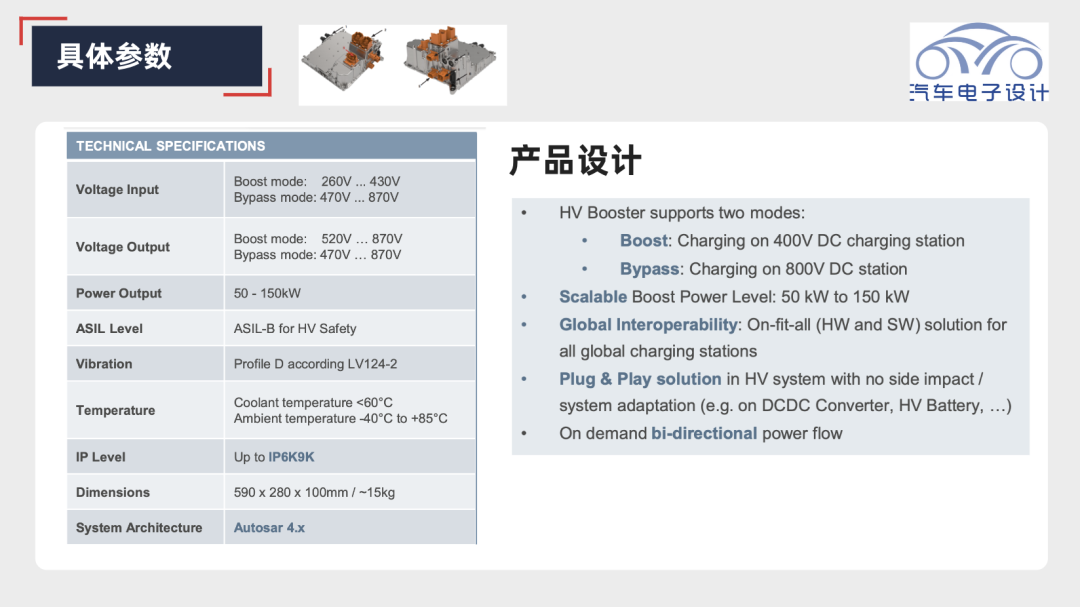 ▲Figure 3. Parameter specifications for the booster component