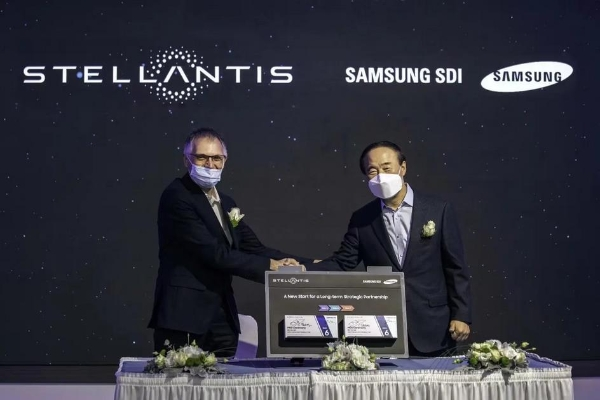 Stellantis and Samsung SDI will establish a power battery manufacturing plant in Indiana, USA, and plan to start production in 2025