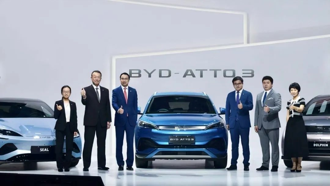 BYD new energy vehicle launch in Japan